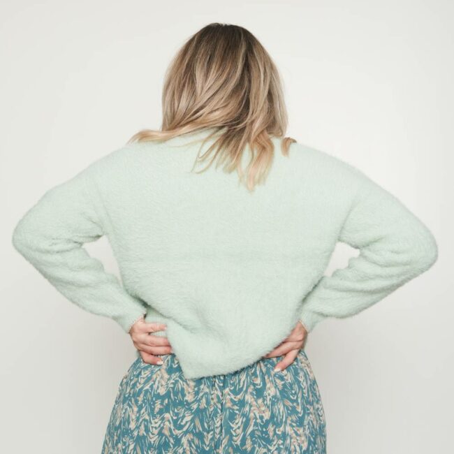 Gilet Evelyne vert d'eau – Image 3