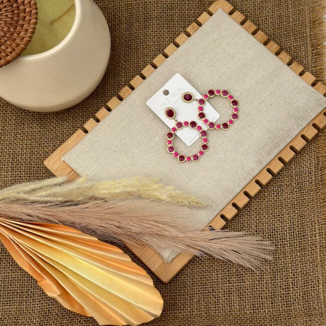 Boucle d'oreille pendante Anne
