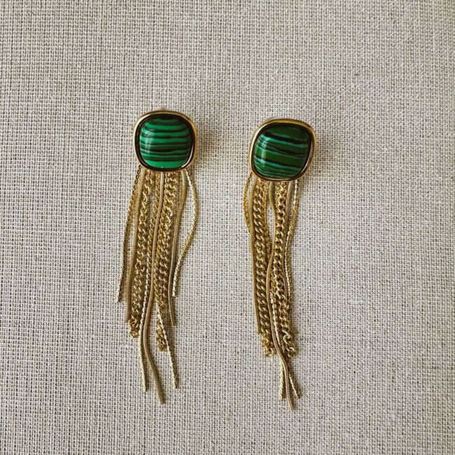Boucles d'oreilles pendantes Alma