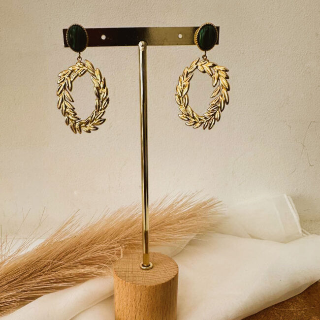 Boucles d'oreilles pendantes Maria – Image 2