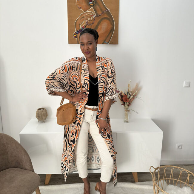 Kimono Gaby Marron – Image 5